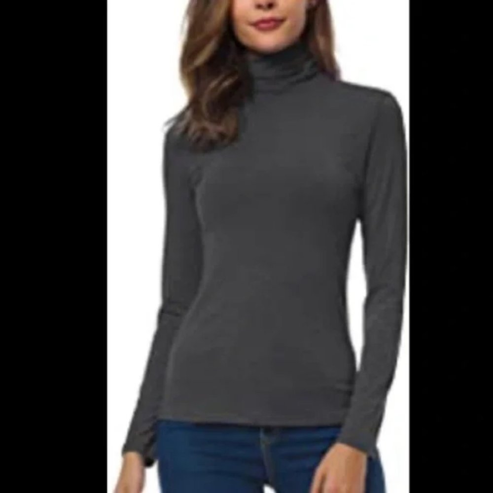 Butter turtleneck top